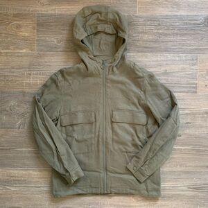 Olive Green Zara Jacket with Hood